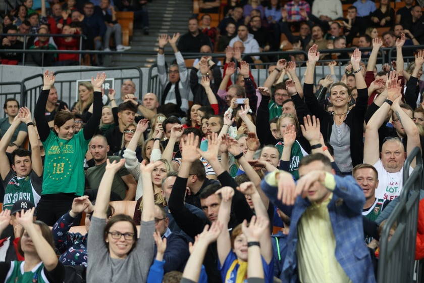 Mecz koszykarzy Śląska Wrocław ze BM Stalą Ostrów Wielkopolski