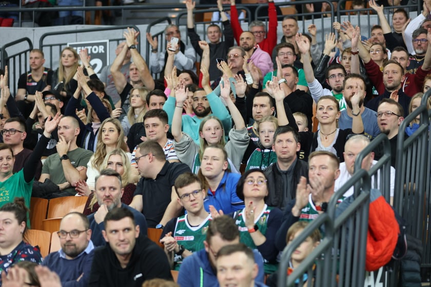 Mecz koszykarzy Śląska Wrocław ze BM Stalą Ostrów Wielkopolski