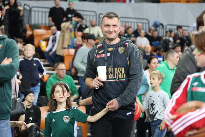 Mecz koszykarzy Śląska Wrocław ze BM Stalą Ostrów Wielkopolski