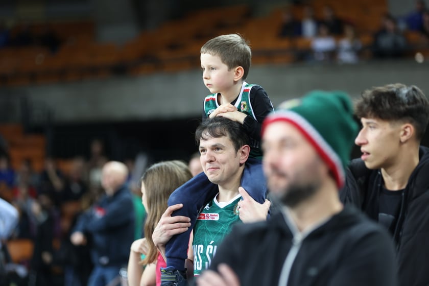 Mecz koszykarzy Śląska Wrocław ze BM Stalą Ostrów Wielkopolski