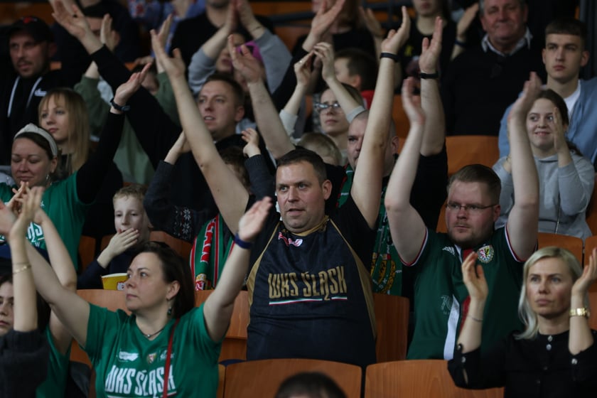 Mecz koszykarzy Śląska Wrocław ze BM Stalą Ostrów Wielkopolski