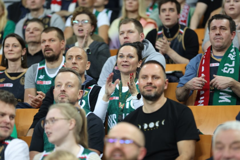 Mecz koszykarzy Śląska Wrocław ze BM Stalą Ostrów Wielkopolski