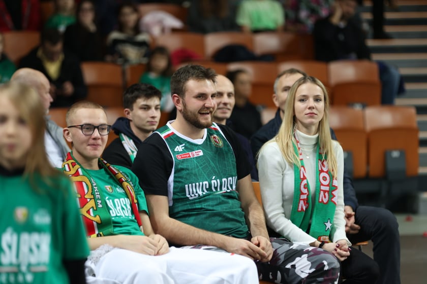 Mecz koszykarzy Śląska Wrocław ze BM Stalą Ostrów Wielkopolski