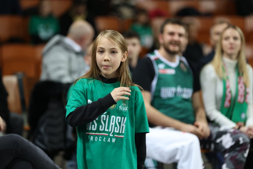 Mecz koszykarzy Śląska Wrocław ze BM Stalą Ostrów Wielkopolski