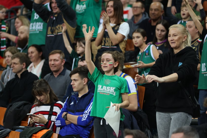 Mecz koszykarzy Śląska Wrocław ze BM Stalą Ostrów Wielkopolski