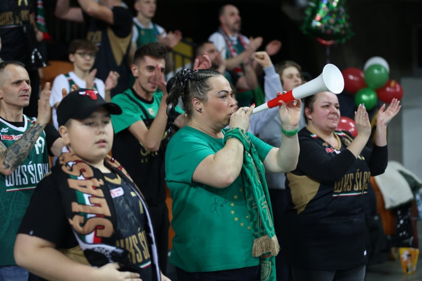 Mecz koszykarzy Śląska Wrocław ze BM Stalą Ostrów Wielkopolski