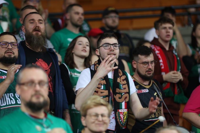 Mecz koszykarzy Śląska Wrocław ze BM Stalą Ostrów Wielkopolski