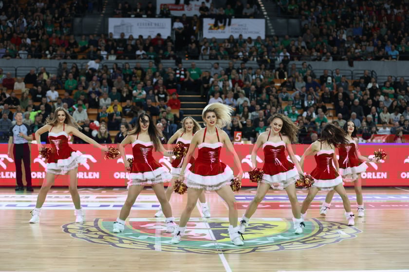 Mecz koszykarzy Śląska Wrocław ze BM Stalą Ostrów Wielkopolski