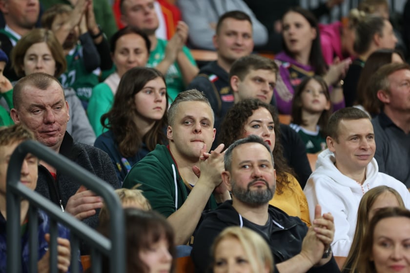 Mecz koszykarzy Śląska Wrocław ze BM Stalą Ostrów Wielkopolski