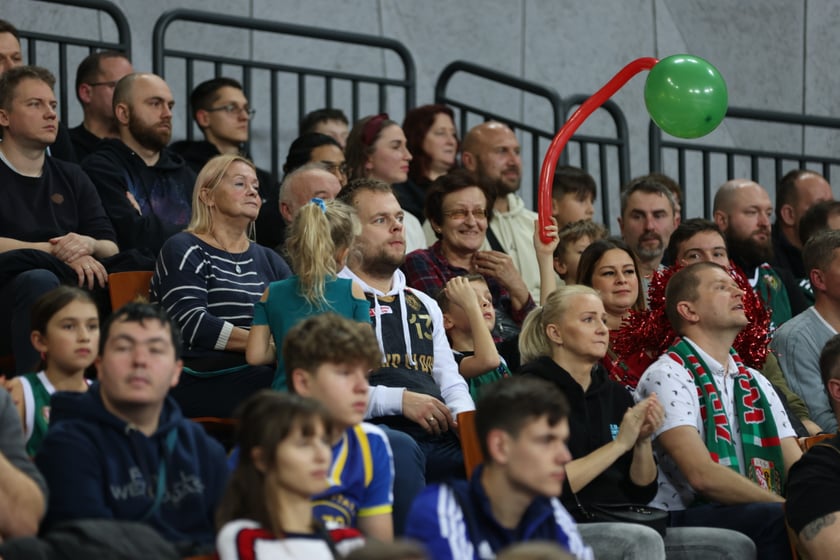 Mecz koszykarzy Śląska Wrocław ze BM Stalą Ostrów Wielkopolski