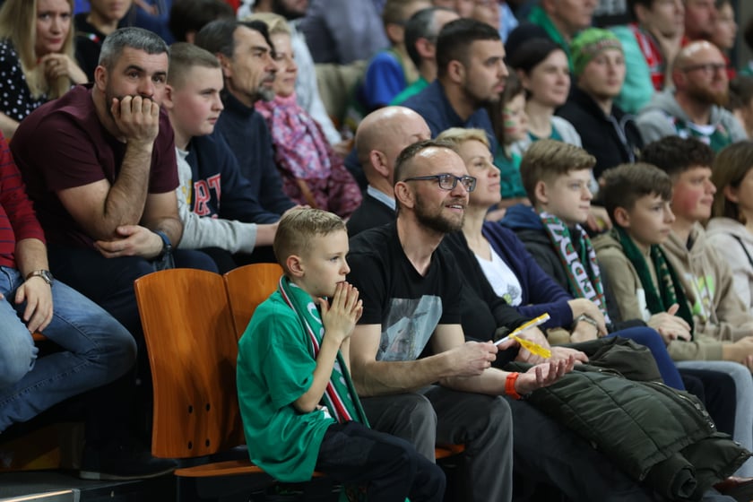 Mecz koszykarzy Śląska Wrocław ze BM Stalą Ostrów Wielkopolski