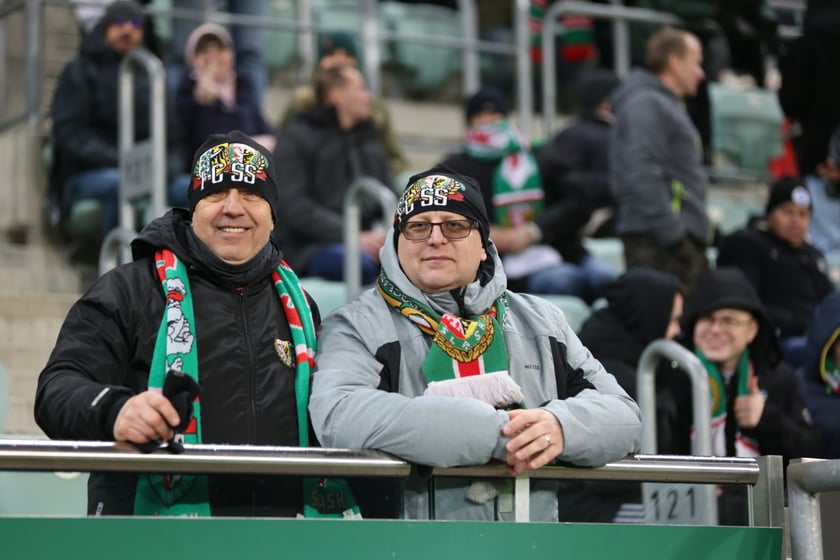Mecz Śląsk Wrocław - Lech Poznań, 26.02.2023, Tarczyński Arena we Wrocławiu