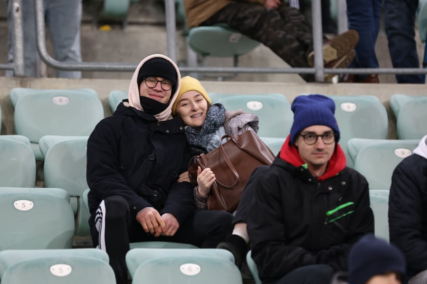 Mecz Śląsk Wrocław - Lech Poznań, 26.02.2023, Tarczyński Arena we Wrocławiu