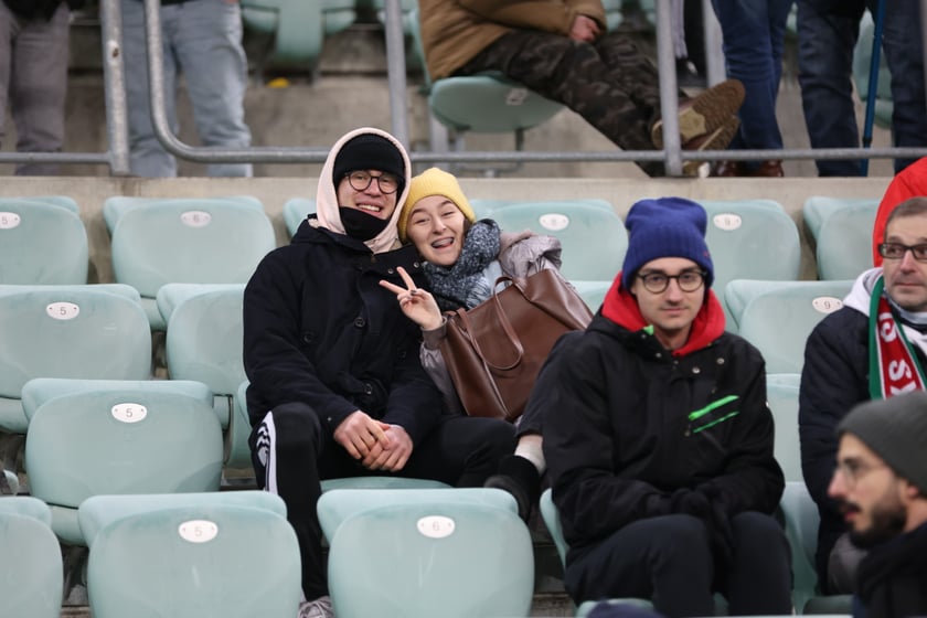 Mecz Śląsk Wrocław - Lech Poznań, 26.02.2023, Tarczyński Arena we Wrocławiu