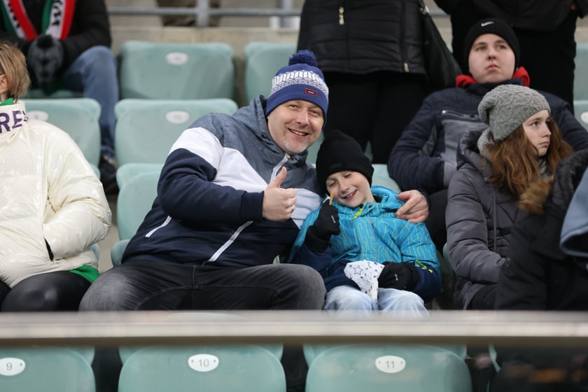 Mecz Śląsk Wrocław - Lech Poznań, 26.02.2023, Tarczyński Arena we Wrocławiu