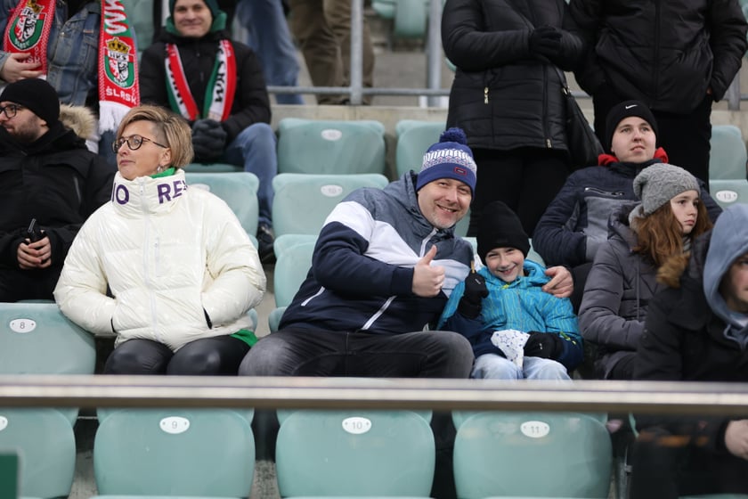 Mecz Śląsk Wrocław - Lech Poznań, 26.02.2023, Tarczyński Arena we Wrocławiu
