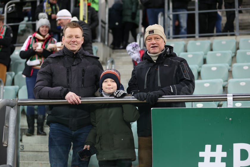 Mecz Śląsk Wrocław - Lech Poznań, 26.02.2023, Tarczyński Arena we Wrocławiu