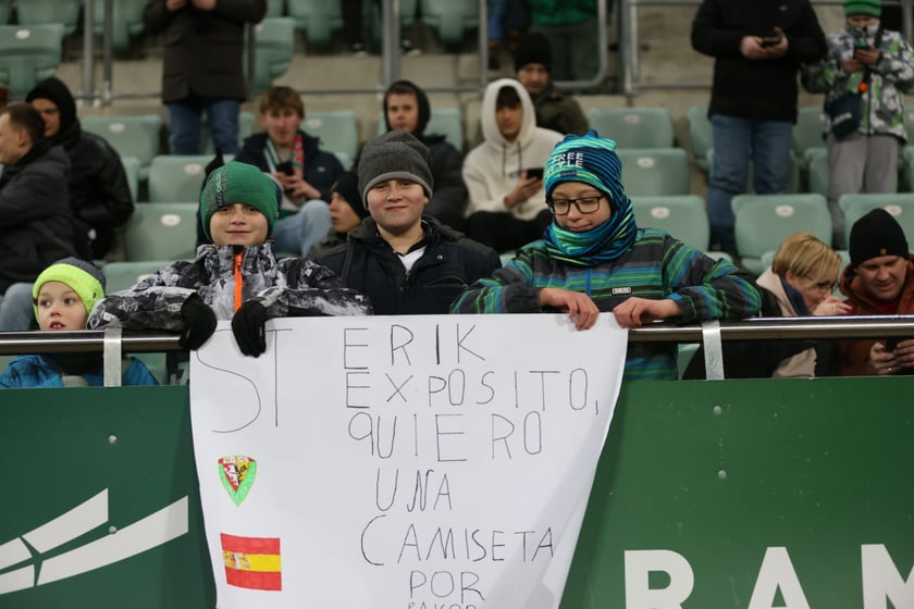 Mecz Śląsk Wrocław - Lech Poznań, 26.02.2023, Tarczyński Arena we Wrocławiu