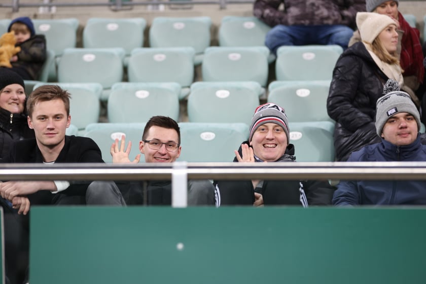 Mecz Śląsk Wrocław - Lech Poznań, 26.02.2023, Tarczyński Arena we Wrocławiu