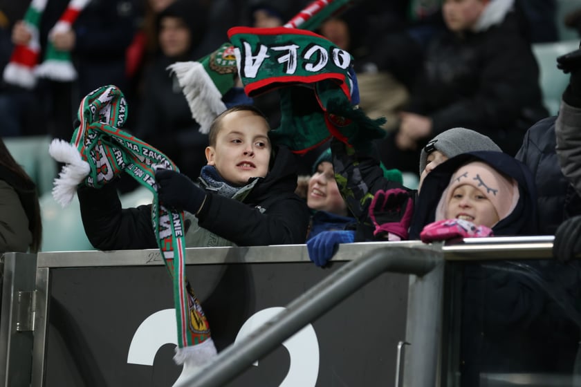 Mecz Śląsk Wrocław - Lech Poznań, 26.02.2023, Tarczyński Arena we Wrocławiu