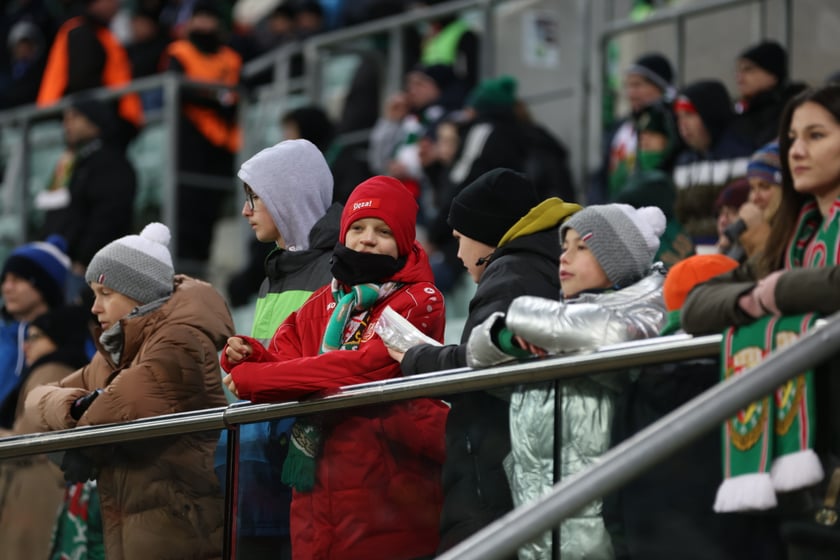 Mecz Śląsk Wrocław - Lech Poznań, 26.02.2023, Tarczyński Arena we Wrocławiu