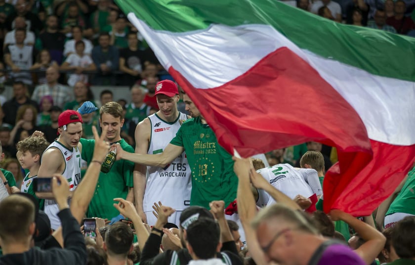 Piąty i ostatni mecz z Legią Warszawa w finałach PLK w sezonie 2021/2022, koronacja w Hali Stulecia