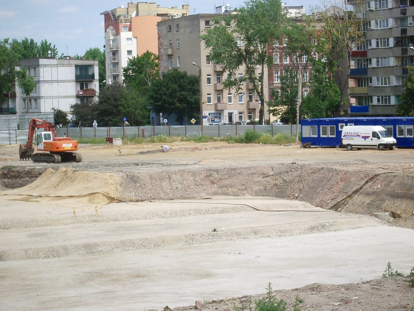 Aquapark we Wrocławiu przy ul. Borowskiej w trakcie budowy