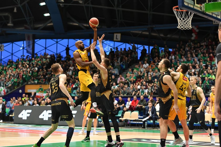 Śląsk Wrocław - Trefl Sopot w hali Orbita