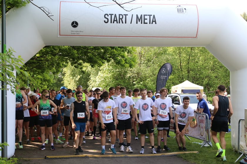 Uczestnicy Wrocławskiego Biegu Akademickiego