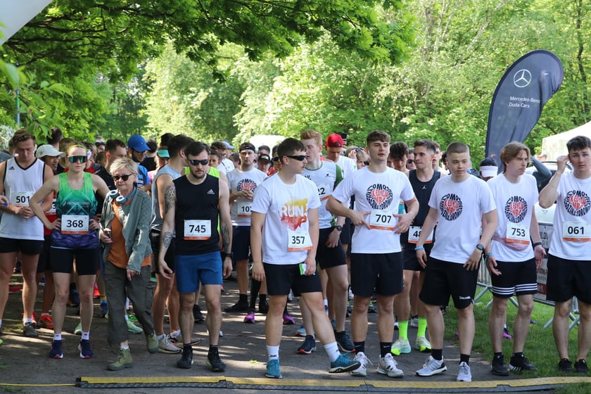 Uczestnicy Wrocławskiego Biegu Akademickiego
