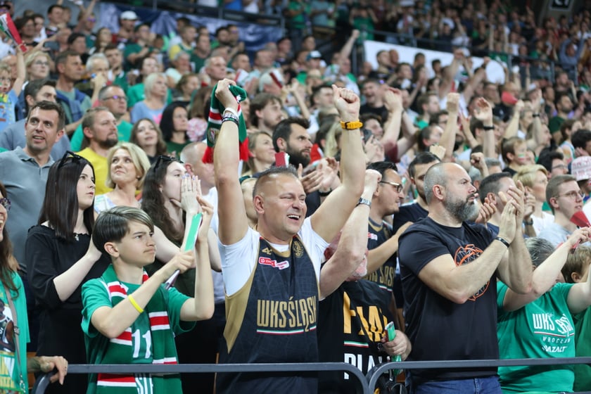Śląsk Wrocław vs. King Szczecin, Hala Stulecia, 5. mecz finałów PLK 2023