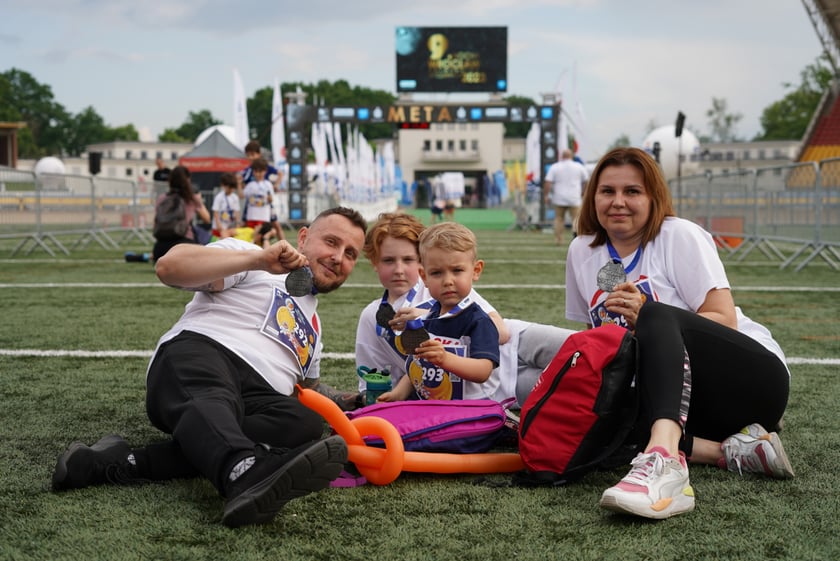Uczestnicy Biegu Rodzinnego we Wrocławiu