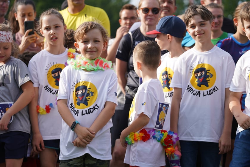 Uczestnicy Biegu Rodzinnego we Wrocławiu