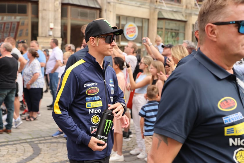 gwiazdy żużla na wrocławskim Rynku, 27.07.2023