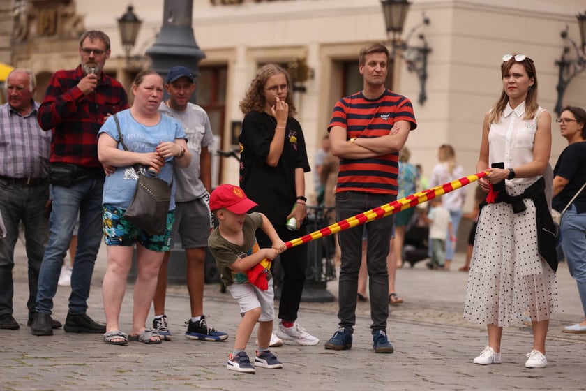 gwiazdy żużla na wrocławskim Rynku, 27.07.2023