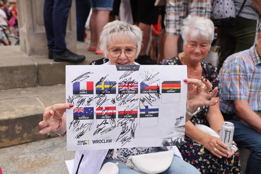 gwiazdy żużla na wrocławskim Rynku, 27.07.2023