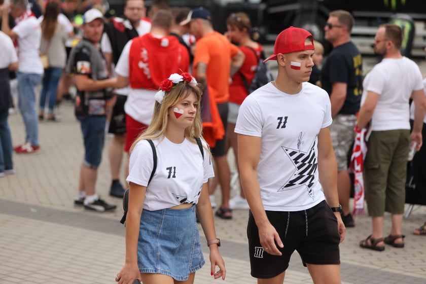 Kibice podczas Drużynowego Pucharu Świata w żużlu, Wrocław, 29 lipca 2023