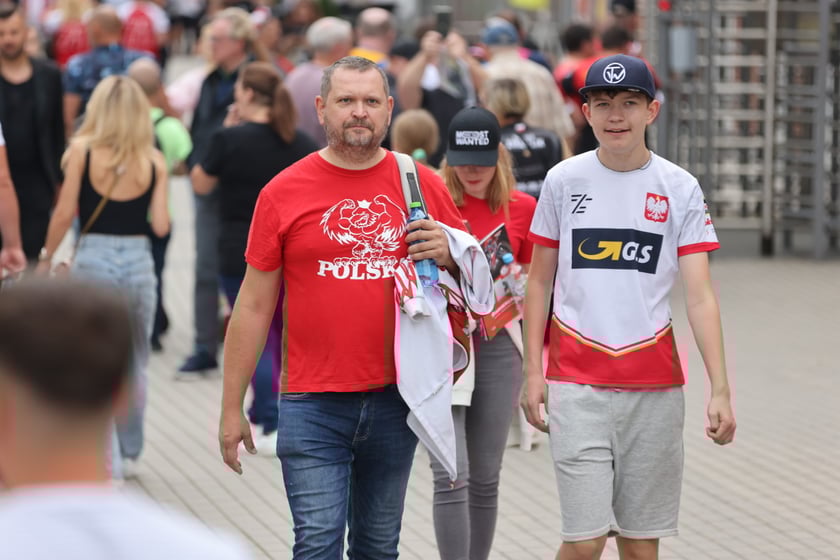 Kibice podczas Drużynowego Pucharu Świata w żużlu, Wrocław, 29 lipca 2023