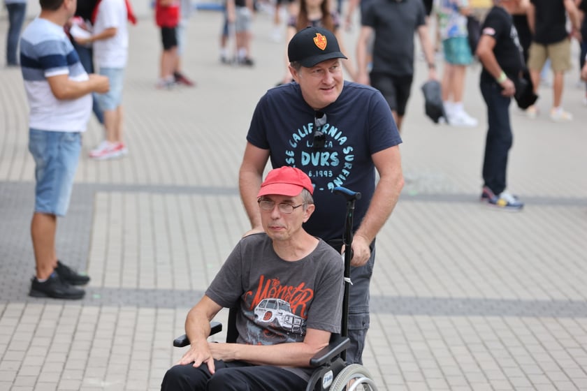 Kibice podczas Drużynowego Pucharu Świata w żużlu, Wrocław, 29 lipca 2023