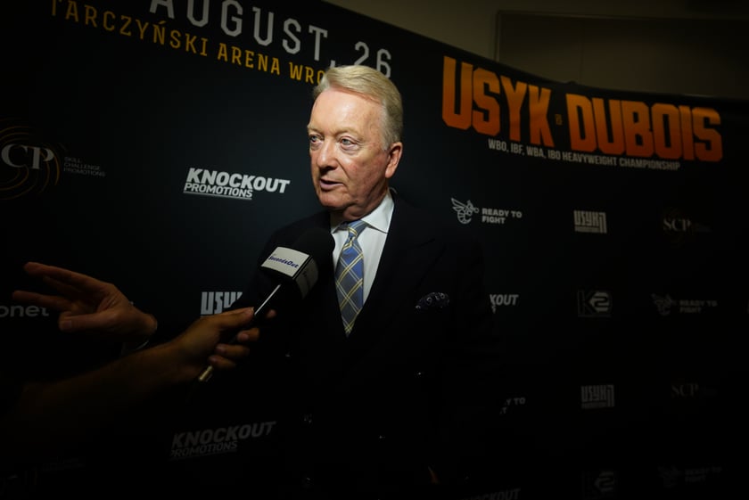 Konferencja prasowa przed walką Usyk vs. Dubois, sierpień 2023