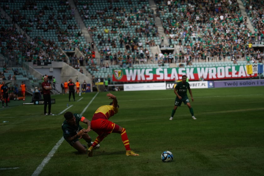 Mecz Śląska z Jagiellonią na Tarczyński Arena