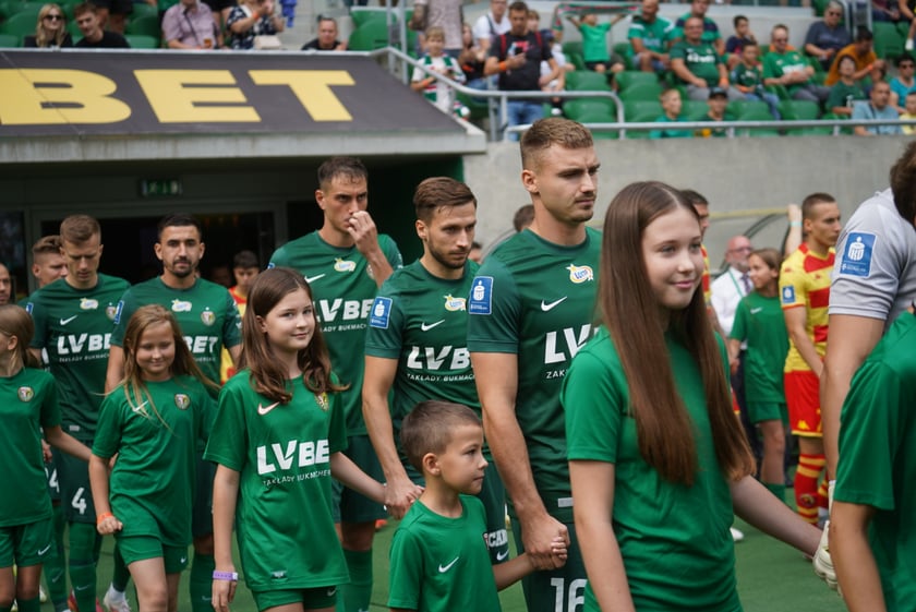 Mecz Śląska z Jagiellonią na Tarczyński Arena