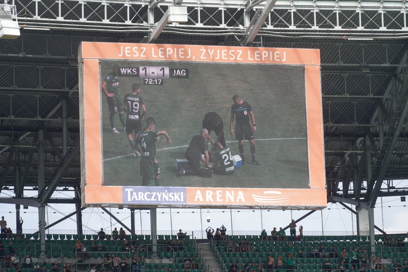 Mecz Śląska z Jagiellonią na Tarczyński Arena