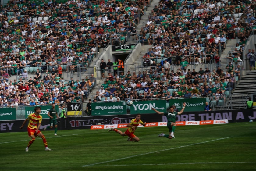Mecz Śląska z Jagiellonią na Tarczyński Arena