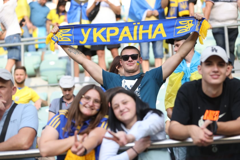 Mecz Ukraina - Anglia we Wrocławiu