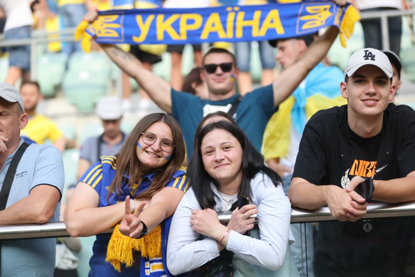 Mecz Ukraina - Anglia we Wrocławiu