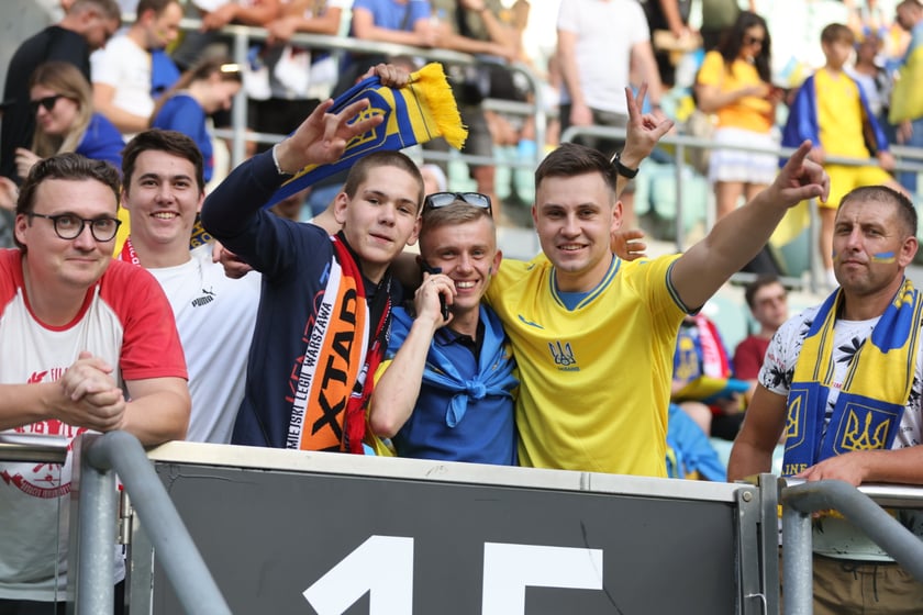 Mecz Ukraina - Anglia we Wrocławiu