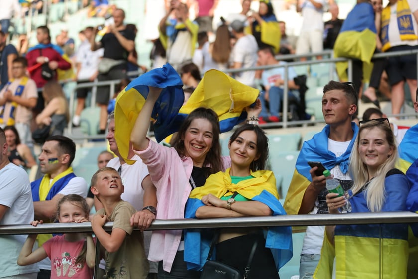 Mecz Ukraina - Anglia we Wrocławiu