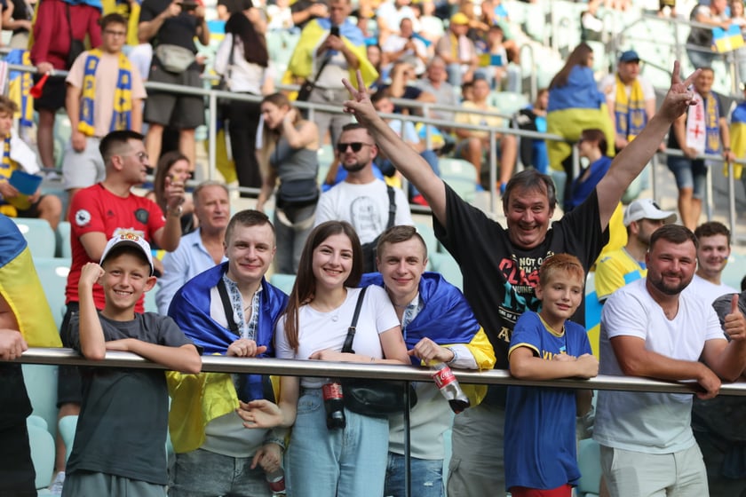 Mecz Ukraina - Anglia we Wrocławiu