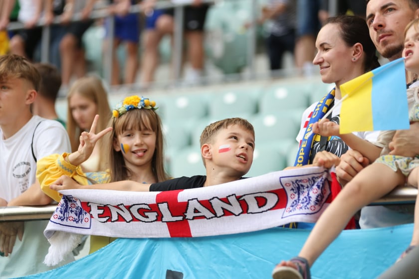 Mecz Ukraina - Anglia we Wrocławiu